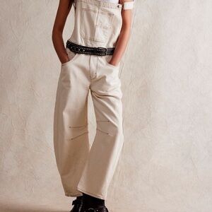 We the Free Good Luck Barrel Overalls